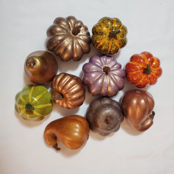 Lot of (10) Assorted Faux Fall Harvest for Your Autumn Display - Picture 6 of 6